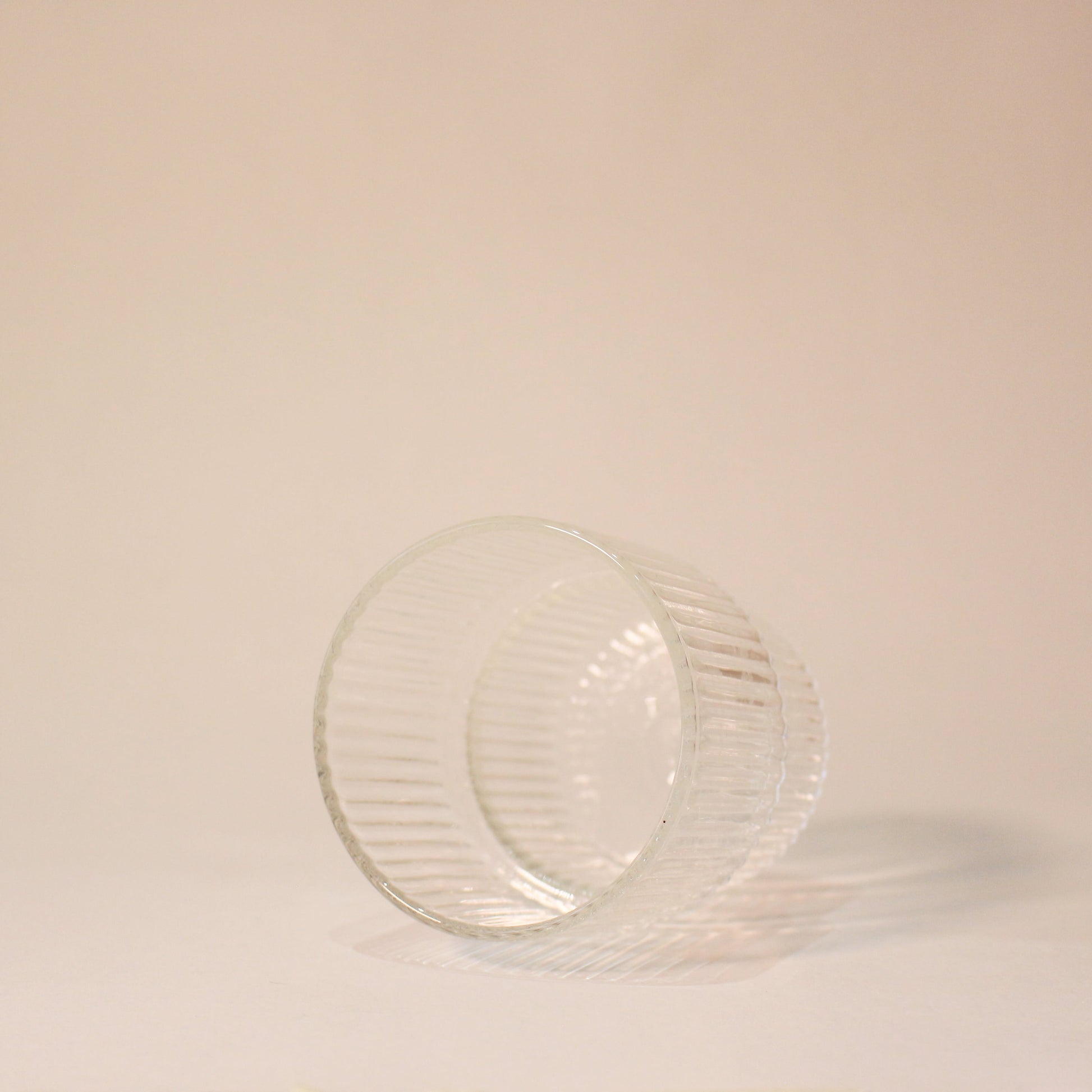 Vaso Rayas + sorbito vidrio