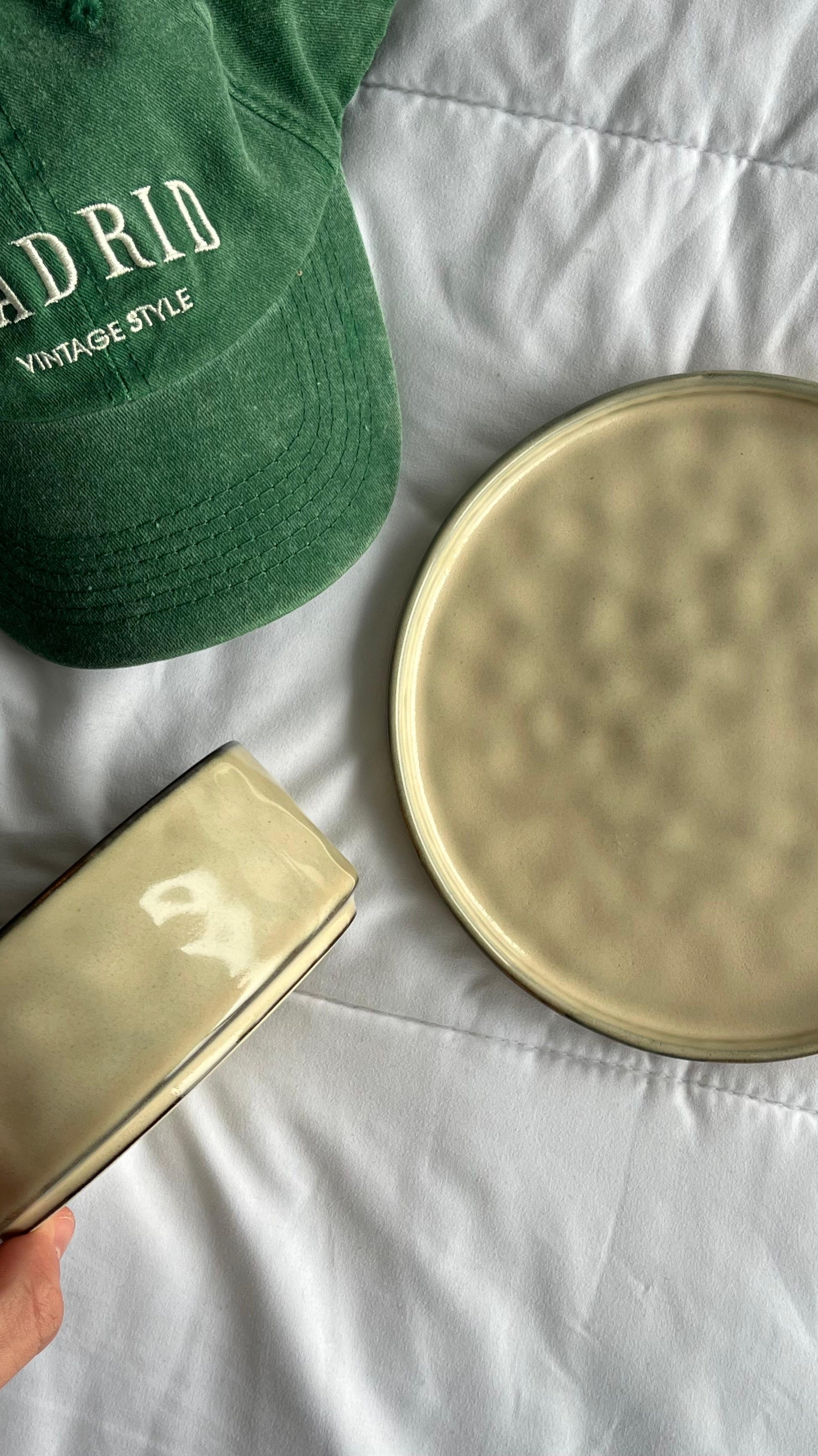 Set Mónaco: plato cerámica + bowl cerámica